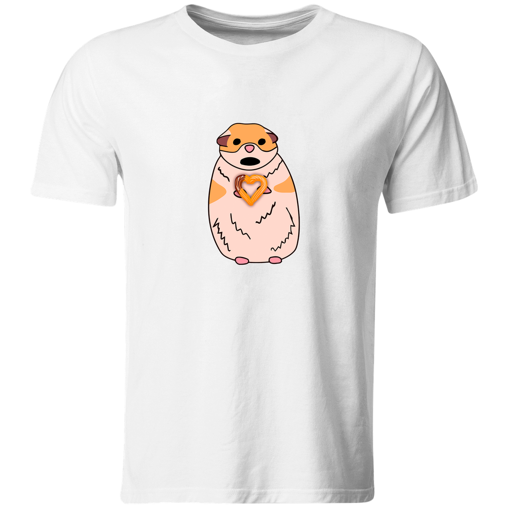 Playera Individual Lk711. Hamster Asustado Meme Anime amor