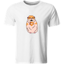 Playera Individual Lk711. Hamster Asustado Meme Anime amor