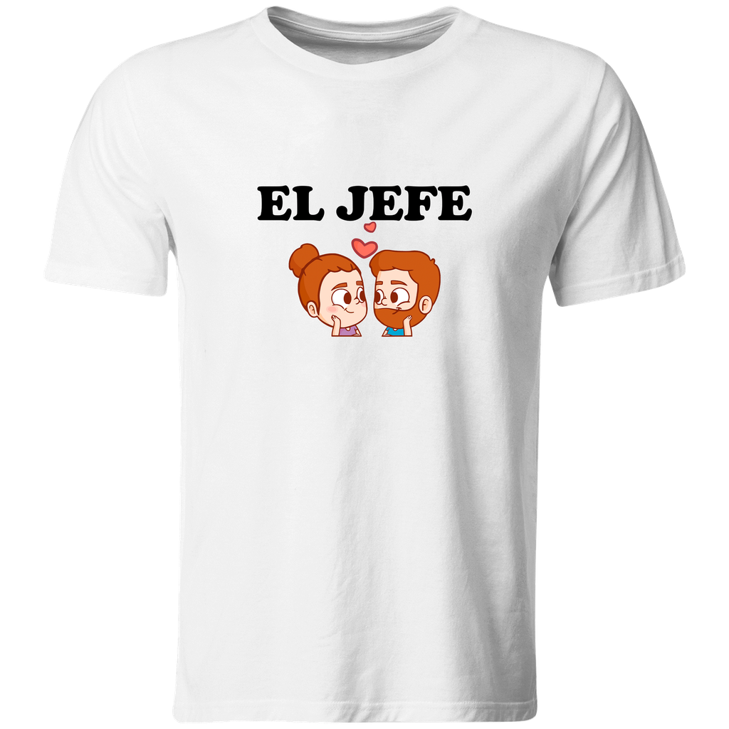 Playera Parejas LSV31. El jefe | La jefa del jefe (Recto​)