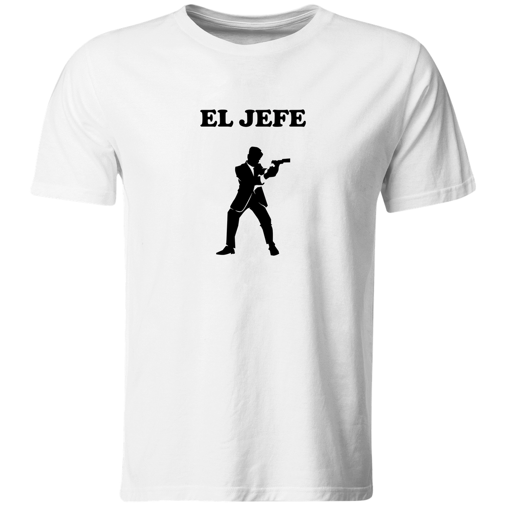 Playera Parejas Lsv32. El Jefe | La Jefa Del Jefe (Recto​)