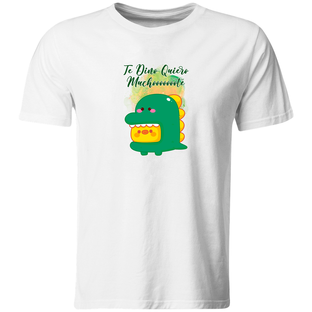 Playera Parejas Lsv36. Te dino quiero muchote. Frase anime (Recto​)
