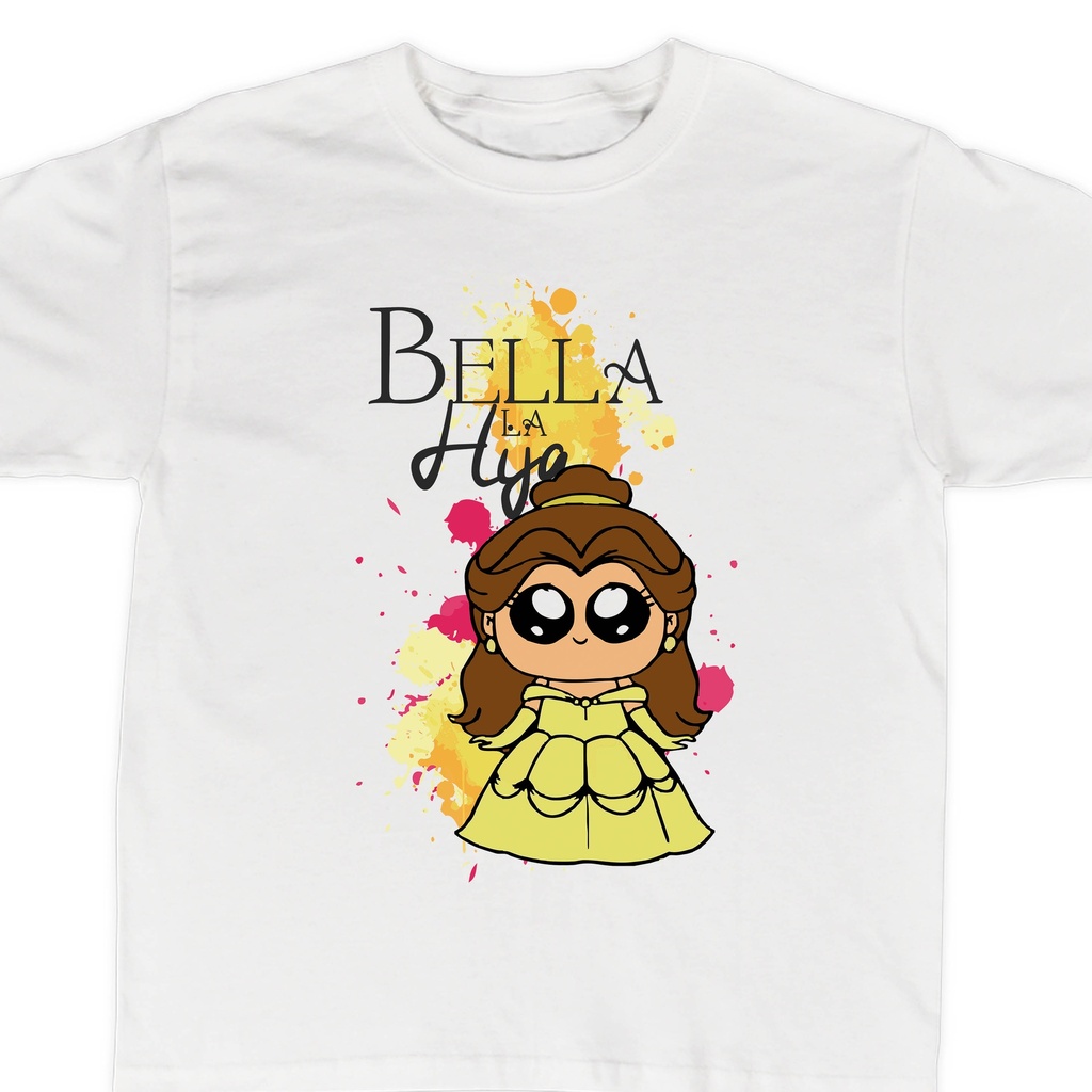Playeras mamá e hijos:  Bella la mamá | Bella la hija. (2 de 2)