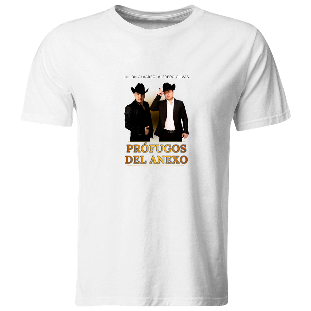 Playera Individual Lk712. profugos del anexo alfredo olivas ft julion alvarez (Recto​)