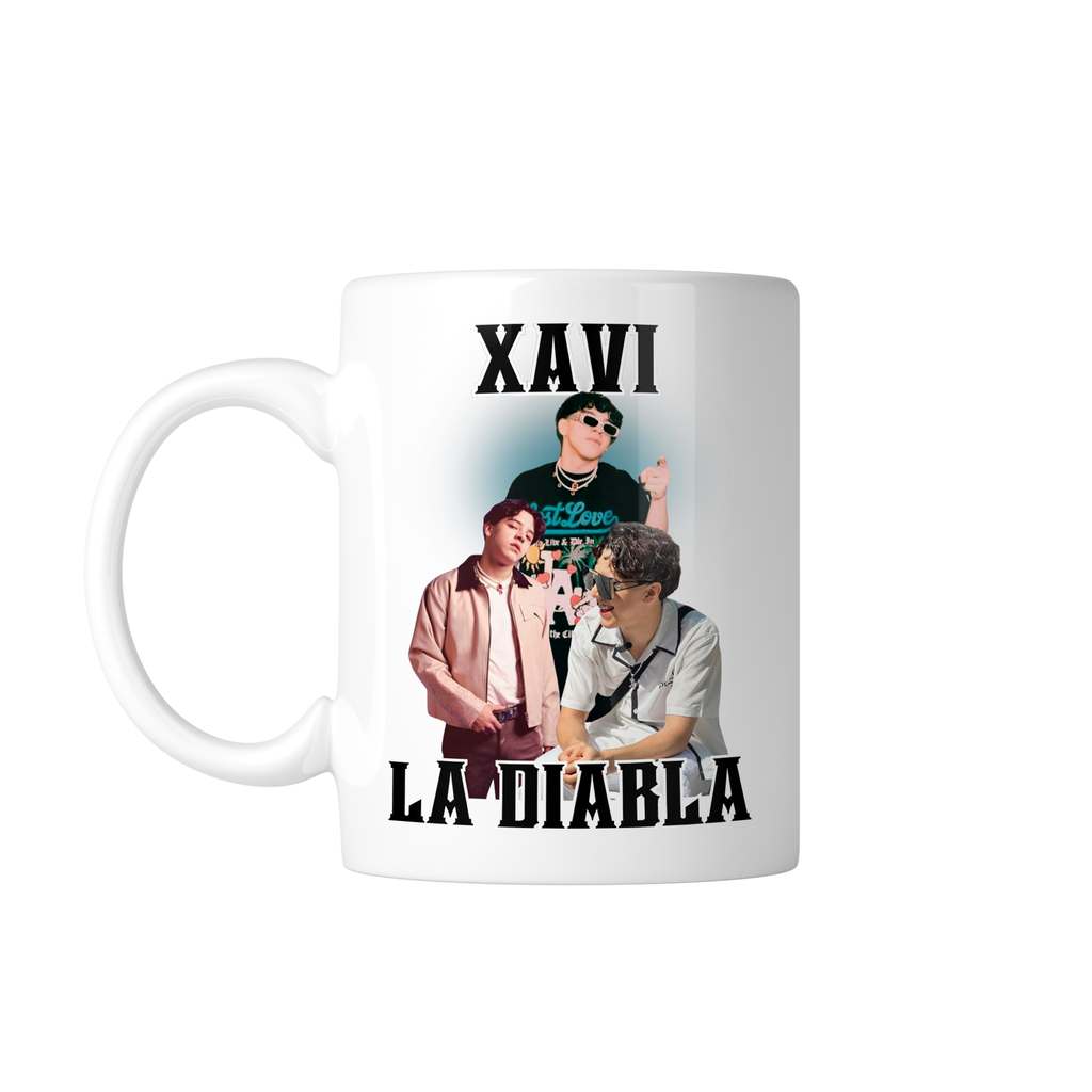 Taza 11 Oz Lk716 Personalizada. Xavi Corridos Tumbados diabla (Sin personalizado)