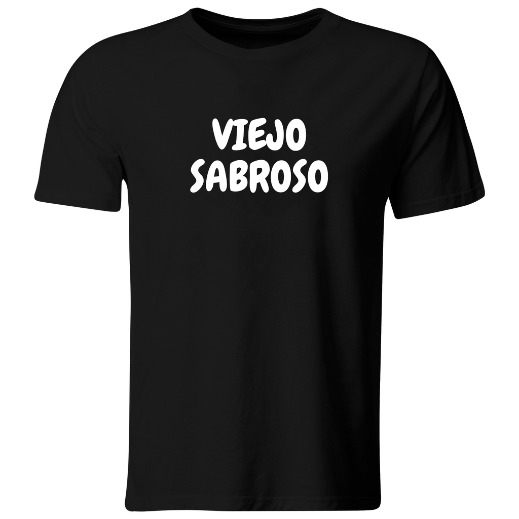 Playera Color Ic97. frase meme "Viejo sabroso" esposo novio