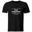 Playera Color Ic102. Frase: Coquette me gusta la coca