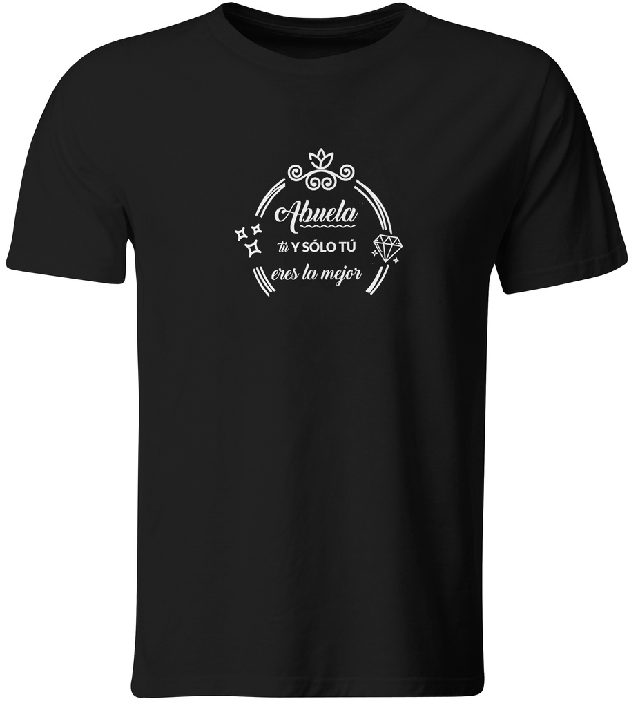 Playera estampada Abuela tú y sólo tú eres la mejor