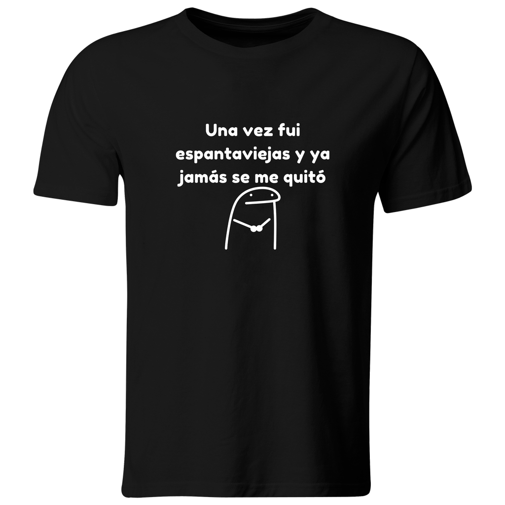 Playera Color Ic127. Frase meme: Soltero flork soltera (Recto​, Negro​, Blanco)