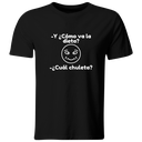 Playera Color Ic135. Frase Meme: Dieta? Cual chuleta? fitness