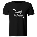 Playera Rg46 Religiosa. Frase: Adelante Dios Esta Conmigo 
