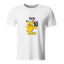 Playera Personalizada Cumpleaños Pc93. Pikachu pokemon rayo