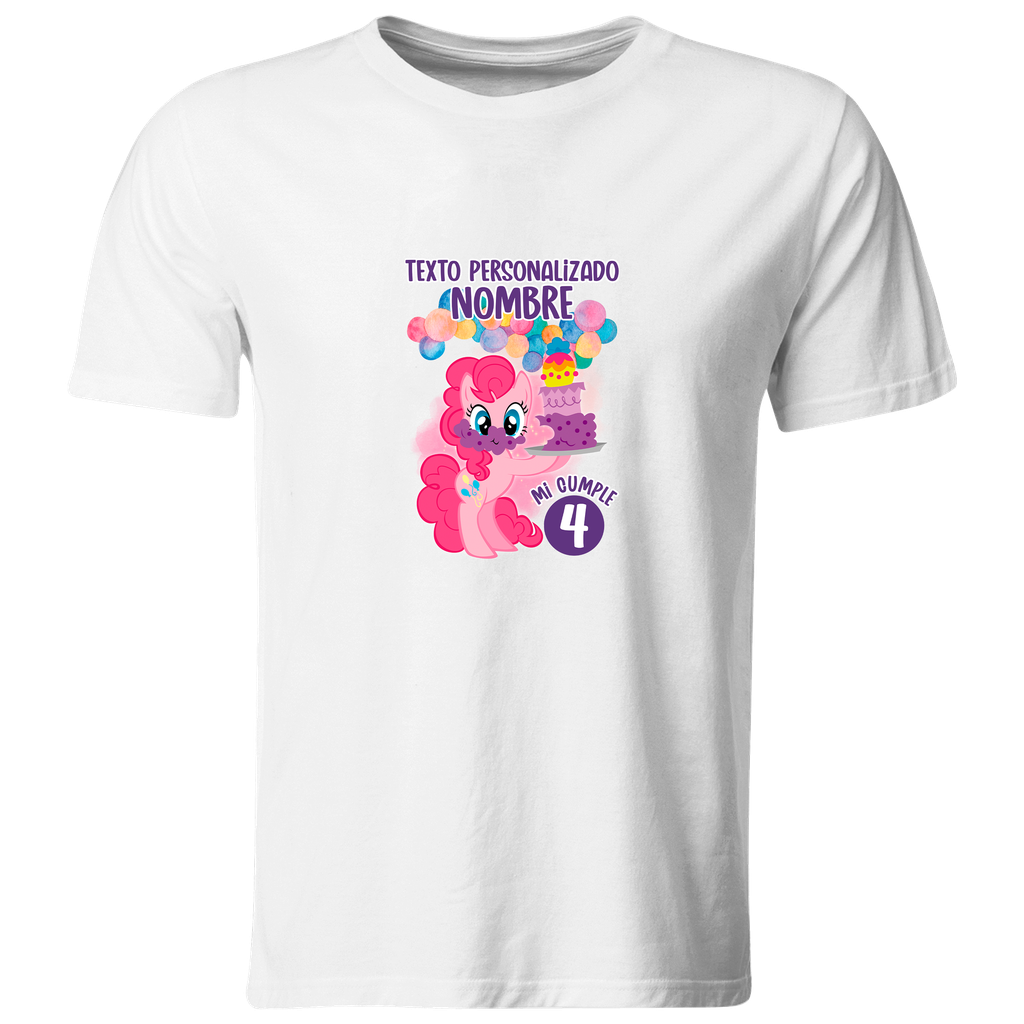 Playera Personalizada Cumpleaños Pc99. My little Pony  (Recto​)