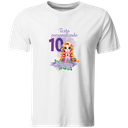 Playera Personalizada Cumpleaños Pc105. Princesa Rapunzel Enredados