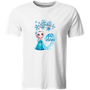 Playera Personalizada Cumpleaños Pc109. Princesa Hielo Elsa. Frozzen