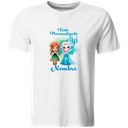 Playera Personalizada Cumpleaños Pc113. Princesa Anna y Elsa. Frozzen