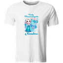 Playera Personalizada Cumpleaños Pc114. Princesa de hielo Elsa. Frozzen
