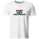 Playera Lsv47 Parejas. I love my hot girlfriend. Frase meme
