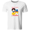 Playera Personalizada Cumpleaños Pc119. Princesa Blancanieves Kawaii