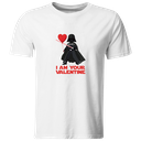 Playera Lsv53 Parejas. I am your valentine. Darth Vader