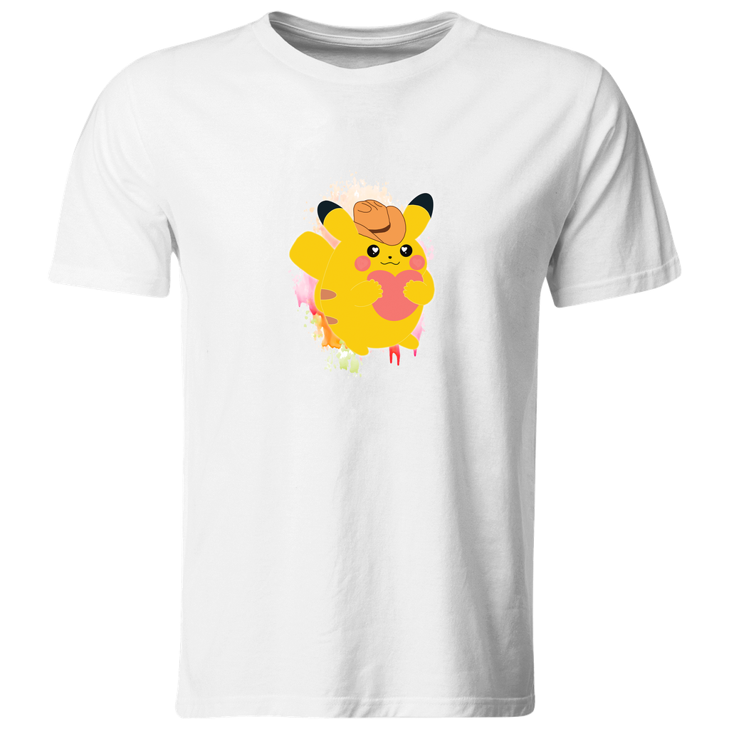 Playera Parejas Lsv54. Norteños norteña meme sombrero anime. Pikachu (Recto​)