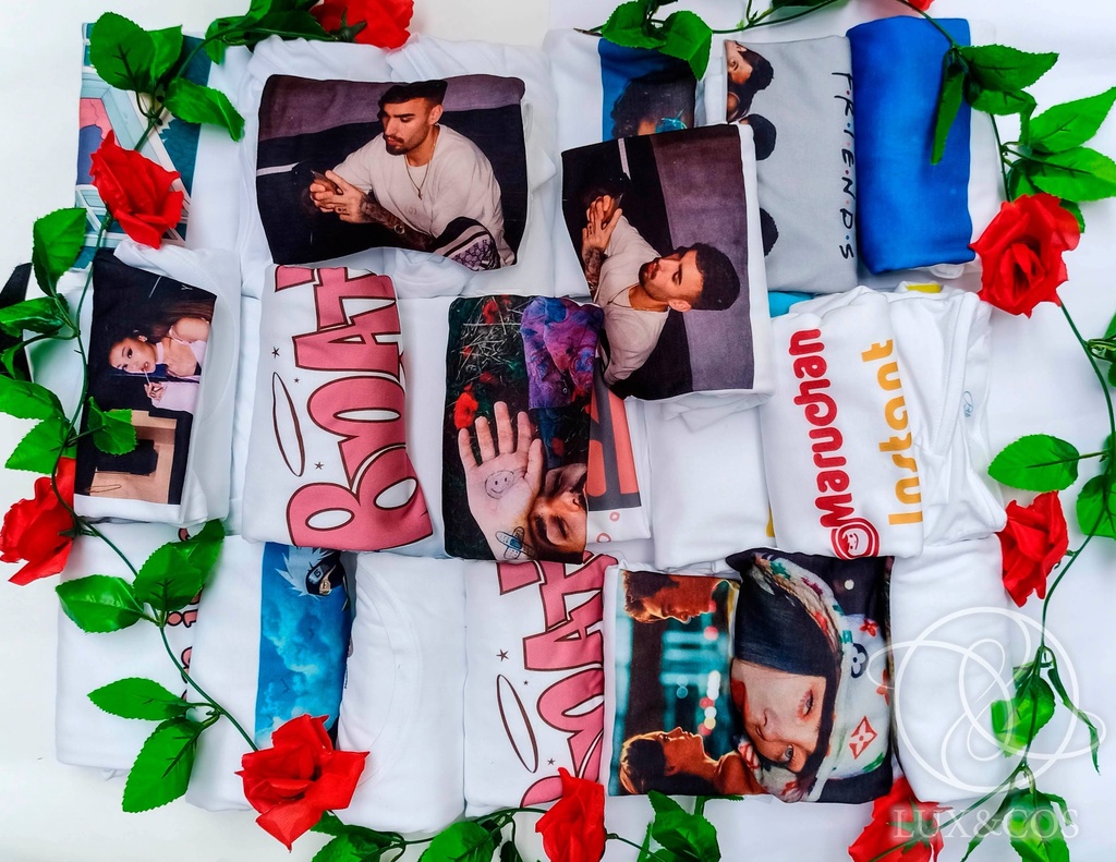 Paquete mayoreo de playeras personalizadas blancas estampadas 12 piezas. ENVÍO GRATIS