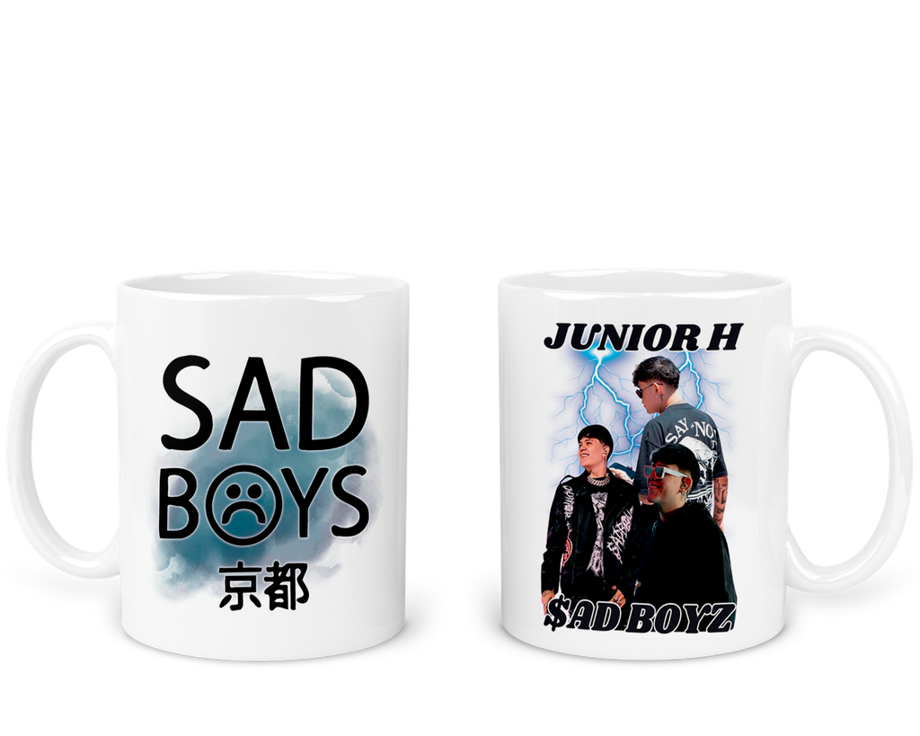 Taza 11 Oz Taf30. Sad boys Junior H corridos 