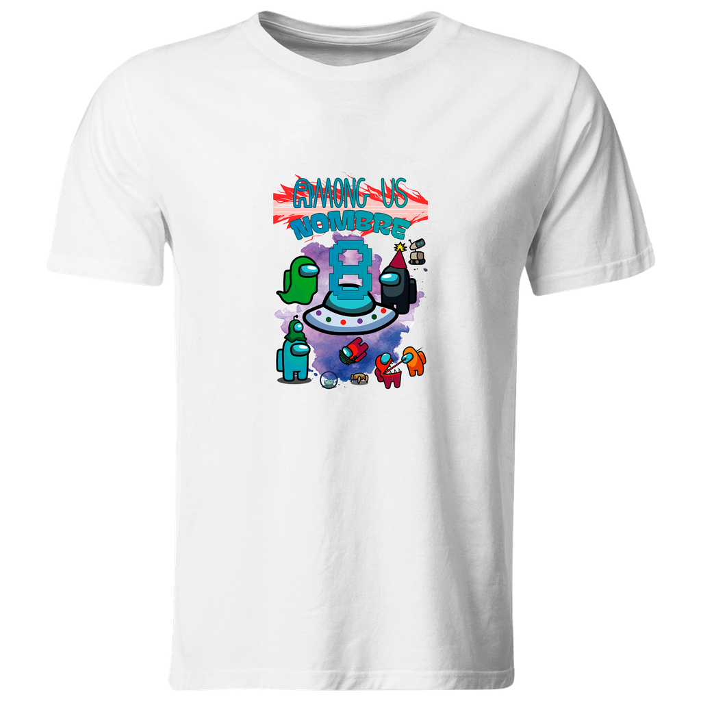 Playera Personalizada Cumpleaños Pc130. Among Us Impostor Gamer