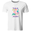 Playera Personalizada Cumpleaños Pc131. Peppa sirena mermaid cerdita