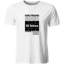 Playera Individual Lk728. Girlfriend personalizada 10 fotos + nombre