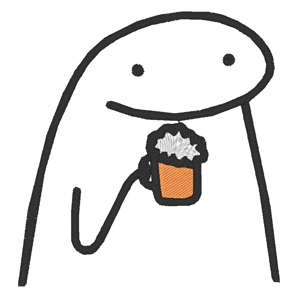 Playera Bordada Lc75. anime meme cerveza flork