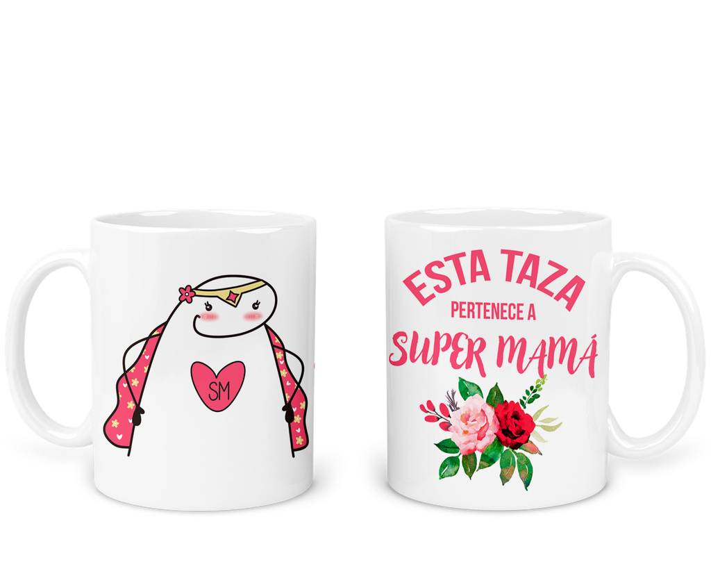 Taza 11 oz FDM-3. Esta taza pertenece a super mamá