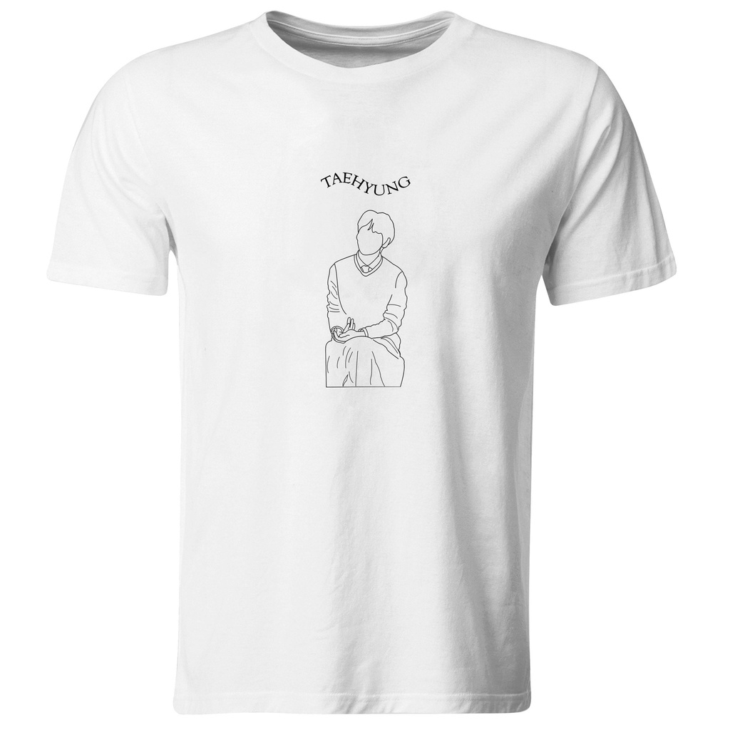 Playera Taehyung Bts Silueta. (Recto​)