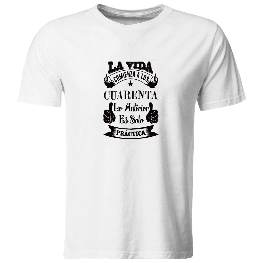 Playera Personalizada Cumpleaños FC6. La vida comienza a los