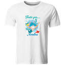 Playera Personalizada Cumpleaños Pc138. La sirenita mermaid princesa. Triton