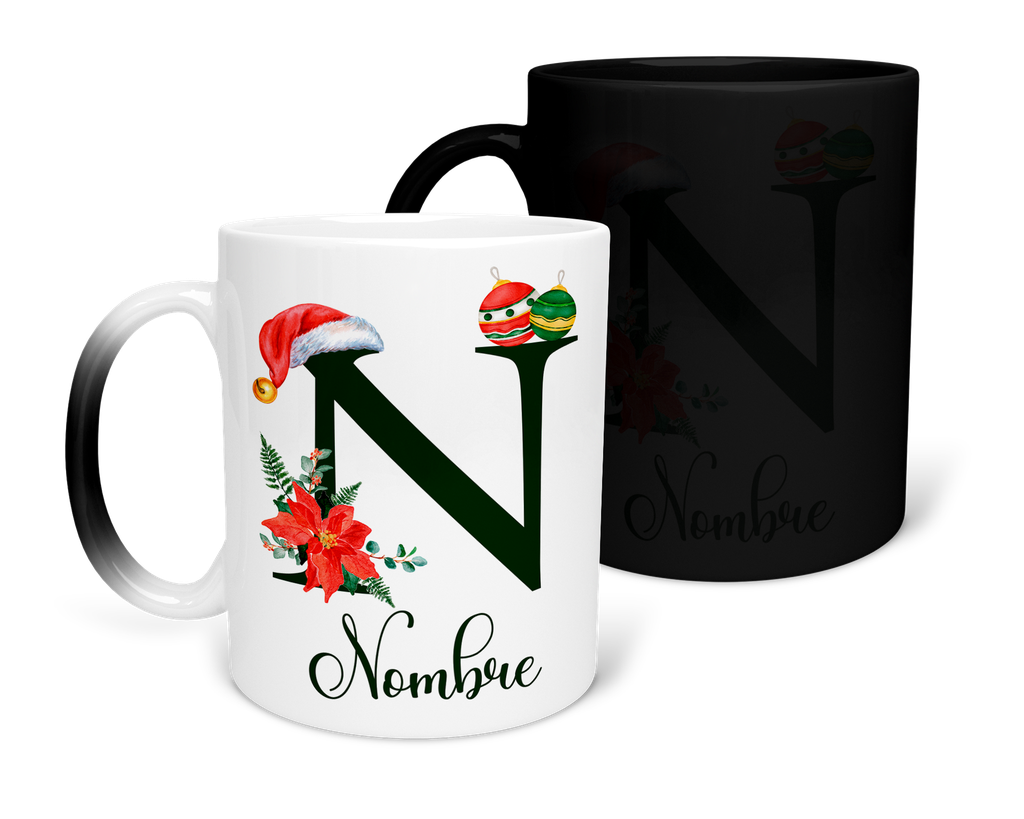 Taza Mágica 11 Oz. MAM1 TAN8. Navidad Navideña Regalos Navideños: Personalizada con nombre