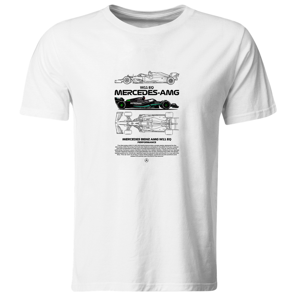Playera Individual Lkf1. Fórmula 1 carro deportivo AMG  (Recto​)