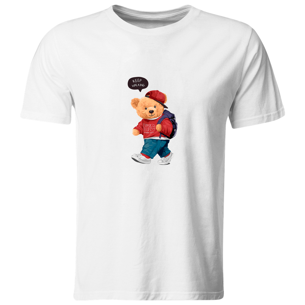 Playera Individual Lktb19. Teddy Oso Bear. Keep Walking (Recto​)