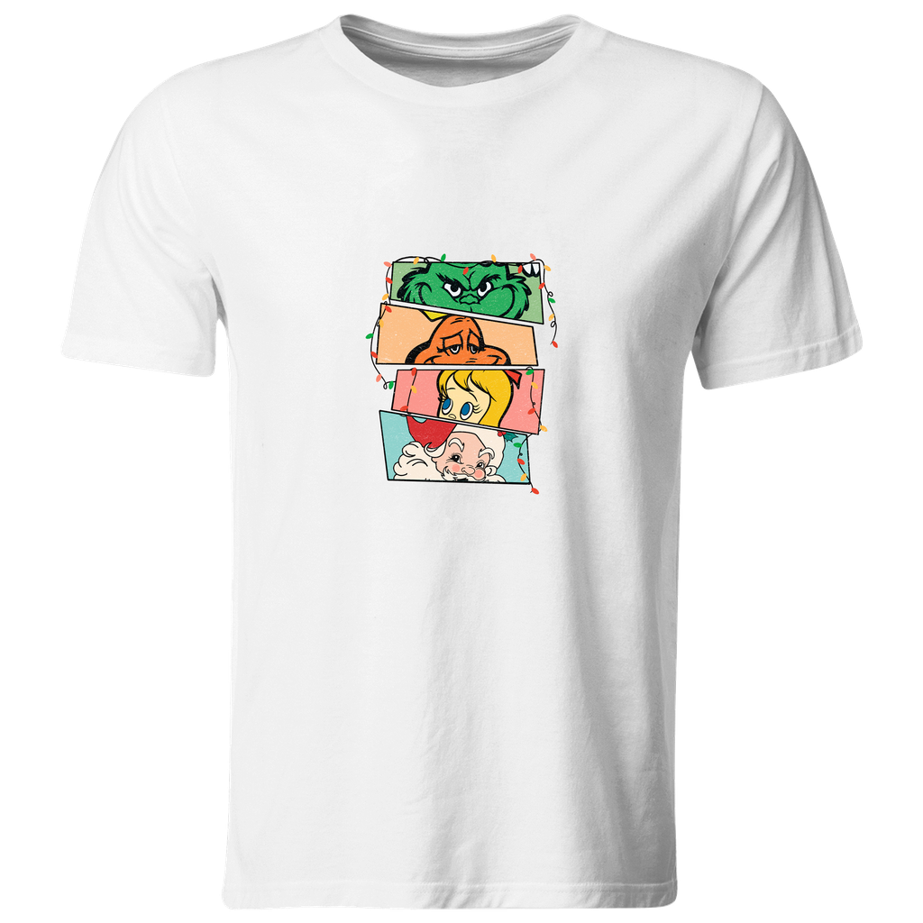 Playera Individual Na165. Navidad navideña peliculas (Recto​)