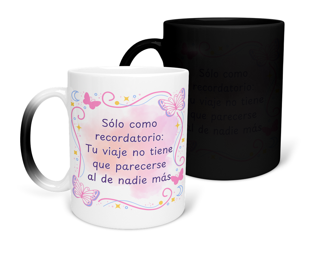 Taza Mágica 11 Oz MAM1 FPS5. Frase positiva (Con nombre)