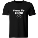 Playera Color ic162. Frase meme "Buenos días patodos"