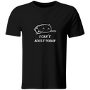 Playera Color ic165. Frase meme "No puedo ser adulto hoy" Gatos