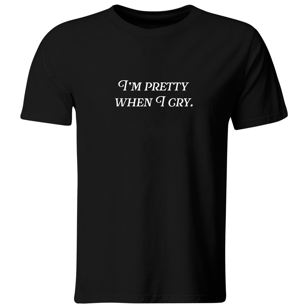 Playera Color Lk758. Frase "I'm Pretty When I Cry" Lana del Rey
