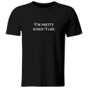 Playera Color Lk758. Frase "I'm Pretty When I Cry" Lana del Rey
