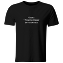 Playera Color Lk759. Frase "I am fucking crazy but I am free" Lana del Rey 