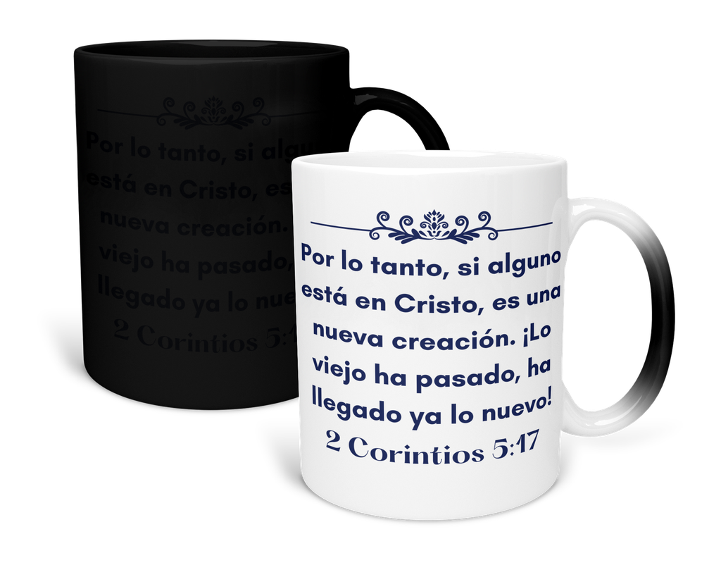 Taza Mágica 11 Oz. Mam1 fc14. Frase Cristiana Religiosa (Con nombre)