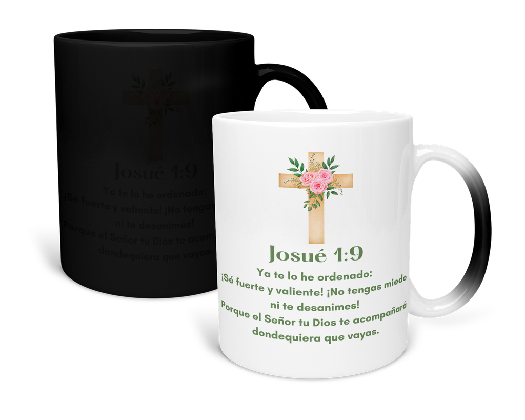 Taza Mágica 11 Oz. Mam1 fc16. Frase Cristiana Religiosa (Con nombre)
