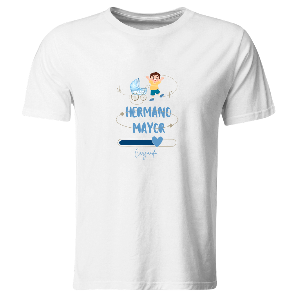 Playera Due9. Bebé En Camino Hermano Mayor  De Un Niño (Recto​)