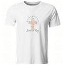 Playera Religiosa Rg52. Frase Lo que viene de Dios trae paz