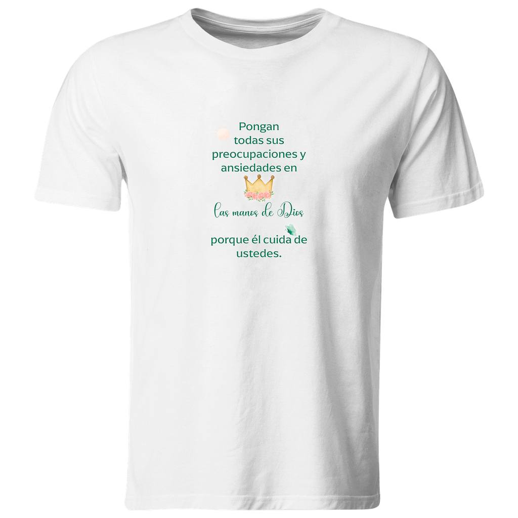 Playera Religiosa Rg60. Versiculo Bíblico Cristiana Católica (Recto​)