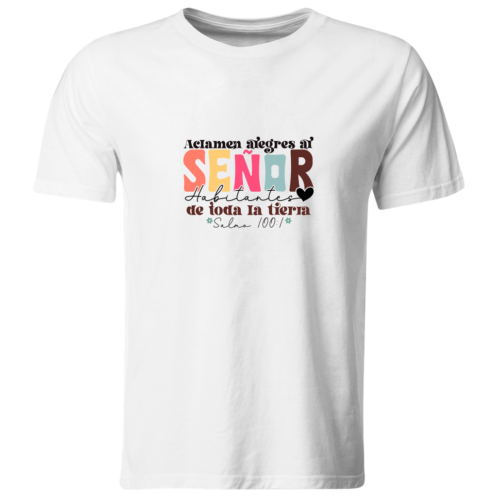 Playera Religiosa Rg75. Versiculo Bíblico Cristiana Católica (Recto​)